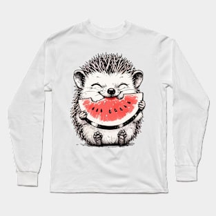 Blissful Hedgehog Delight Long Sleeve T-Shirt